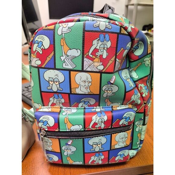 SPONGEBOB SQUAREPANTS SQUIDWARD MEME MINI BACKPACK New main image 4